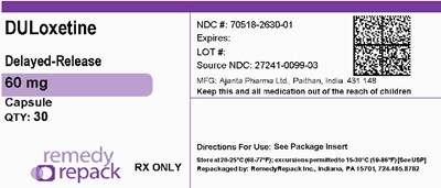 Duloxetine 60mg 70518 2630 01